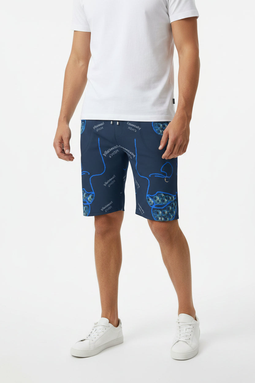 Essentially Blue Kisses Shorts