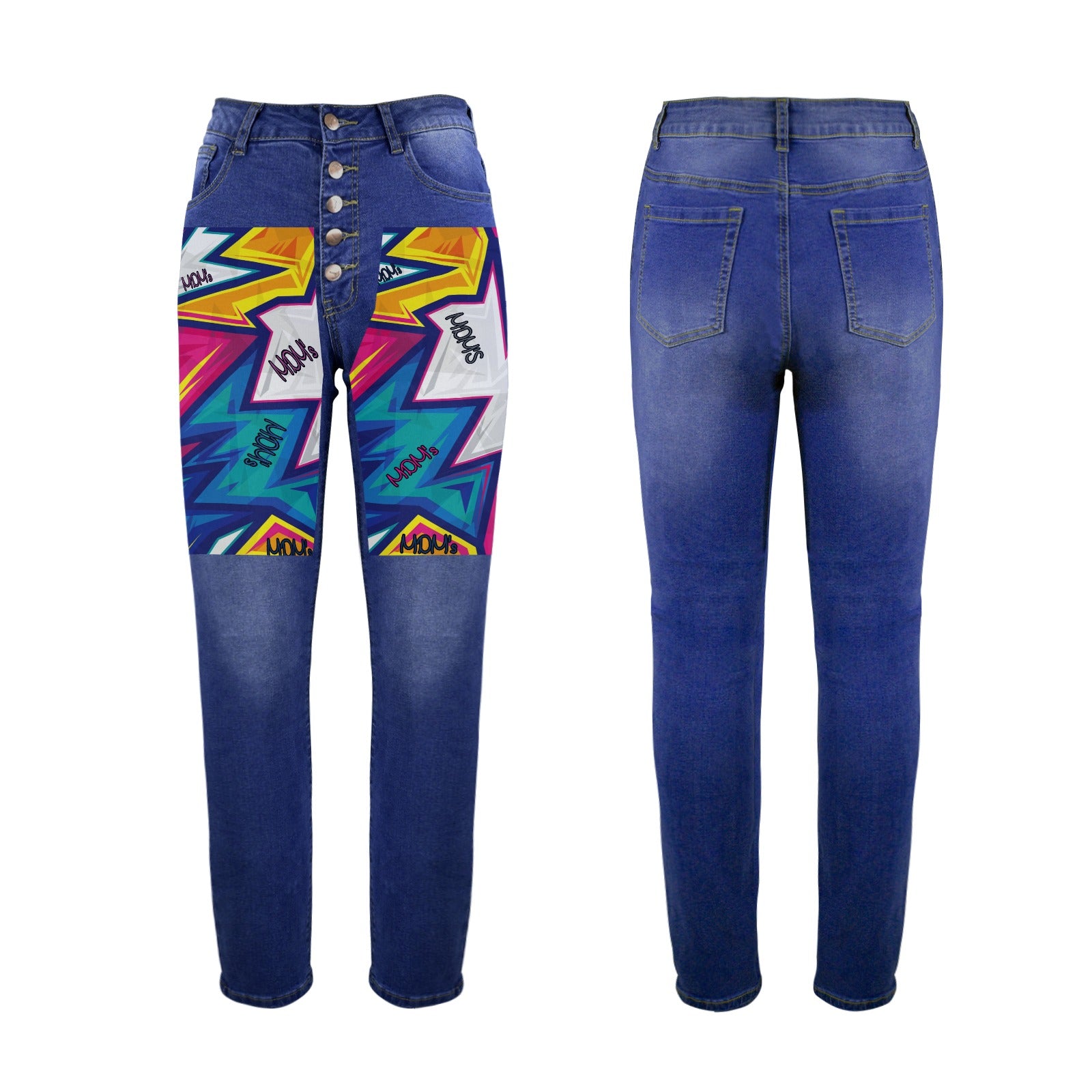 MDM's Eye Candy Drip Women's Jeans